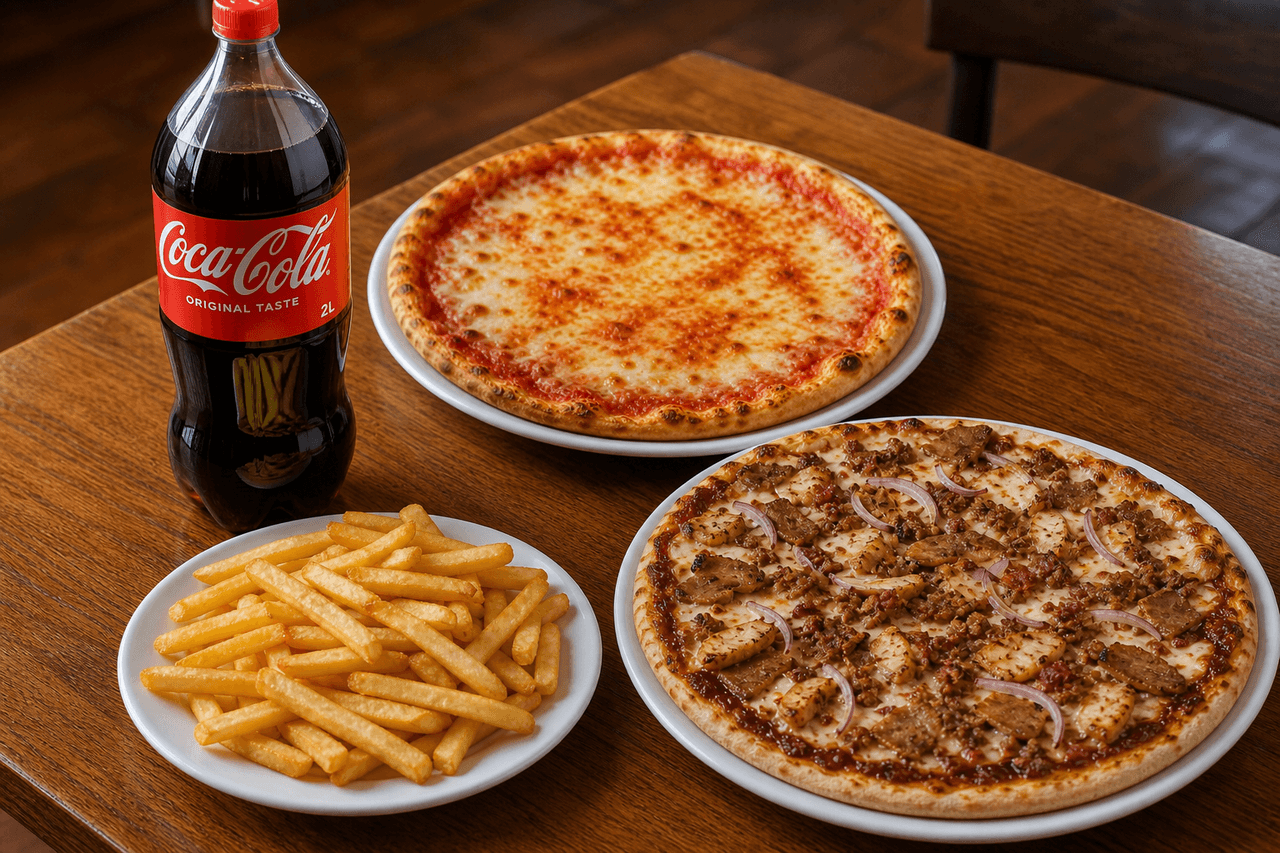 2 pizzas pequeñas (#85)