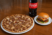 Pizza mediana + hamburguesa o kebab (#89)