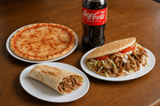 Pizza pequeña + kebab + dürüm (#88)